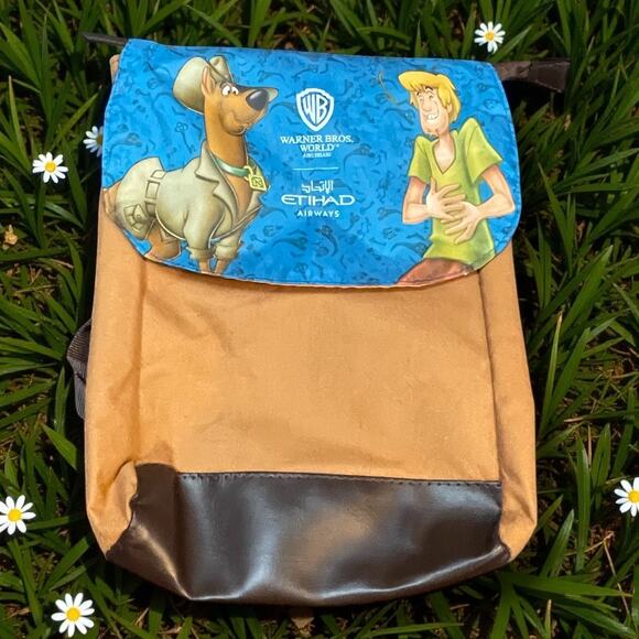 Scooby Doo Kids Backpack Tote Bag Etihad Airways Warner Bros World Abu Dhabi - Picture 8 of 8